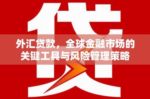 江津外汇贷款，全球金融市场的关键工具与风险管理策略