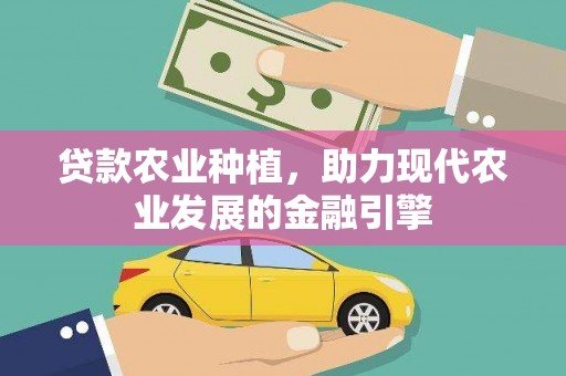 江津贷款农业种植，助力现代农业发展的金融引擎