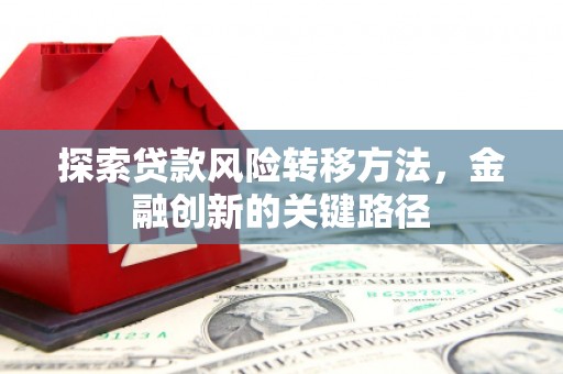 江津探索贷款风险转移方法，金融创新的关键路径