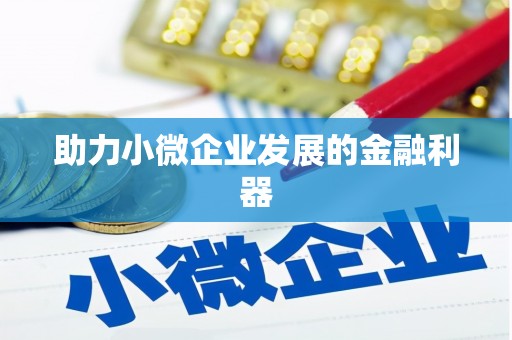 江津助力小微企业发展的金融利器