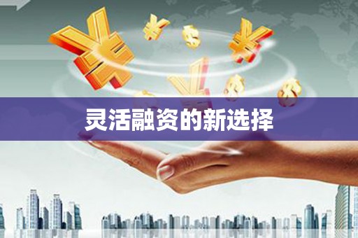 江津灵活融资的新选择